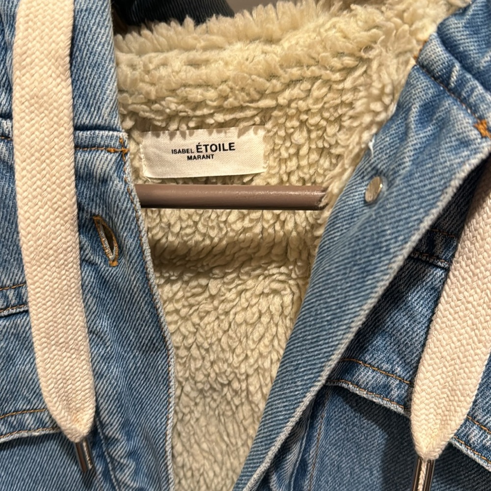 Isabel marant etoile denim sterling oversized vest